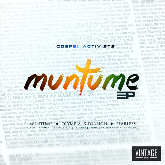 Gospel Activists - Muntume EP
